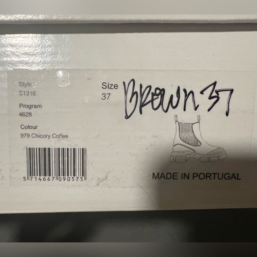 Ganni Black and Brown Women's Boots - Picture 3 of 4